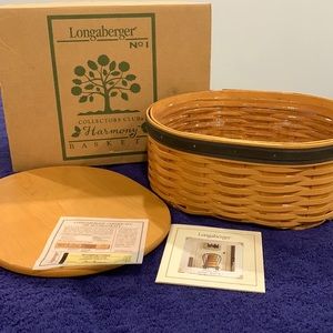 Longaberger Collectors Club Harmony basket #1 set